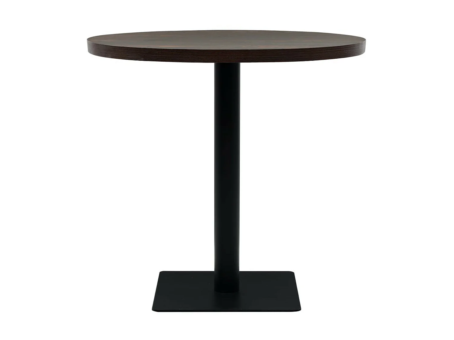 Table de bistrot Frêne foncé Koly 80