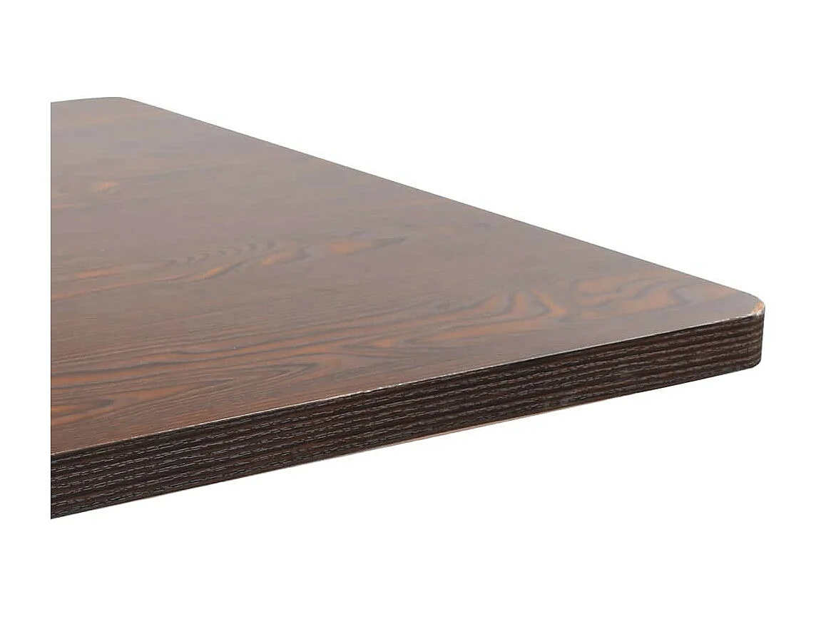 Table de bistro Marron foncé 80x80 MDF