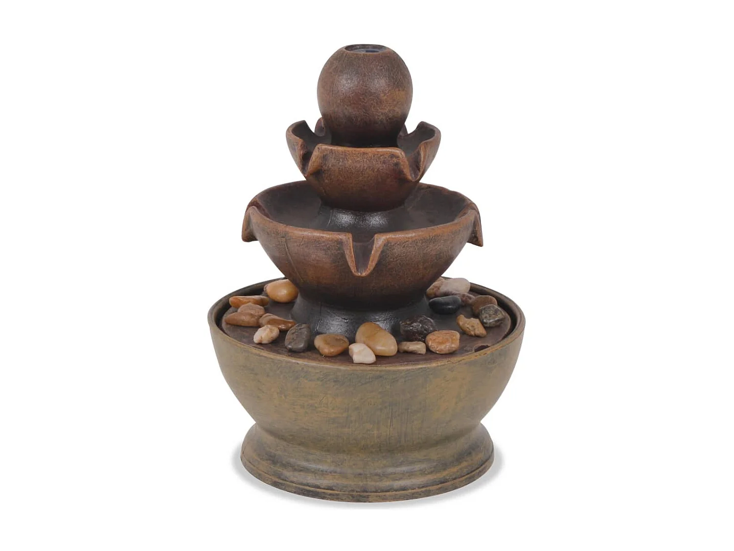 Fontaine d'intérieur avec pompe Polyrésine