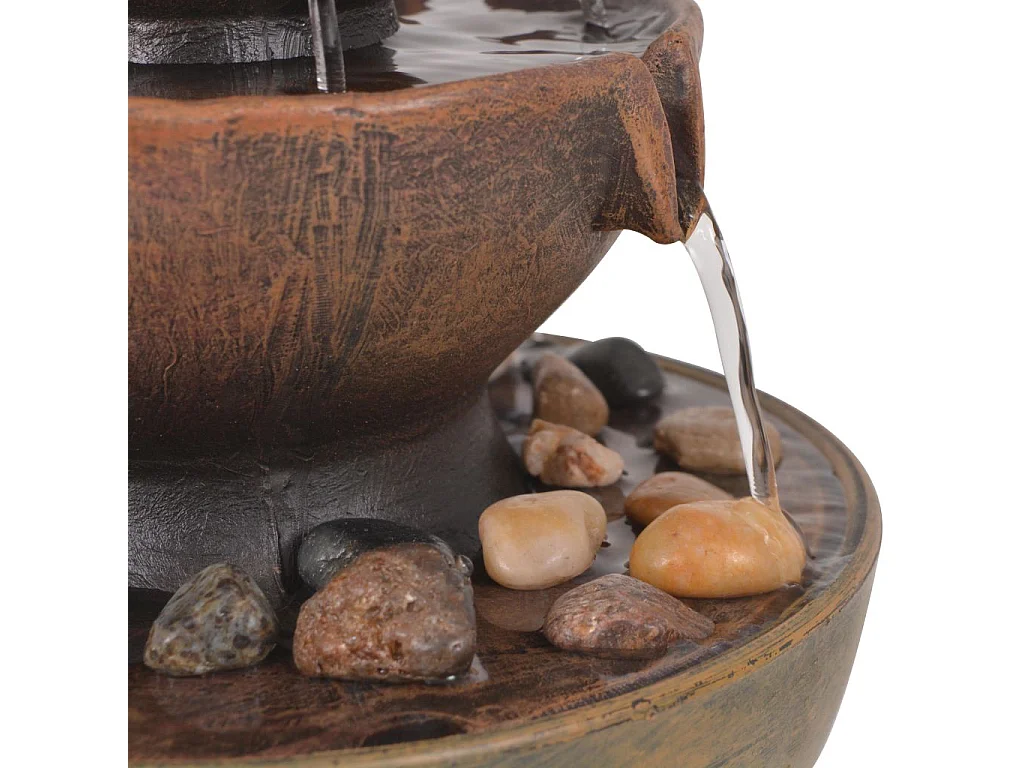 Fontaine d'intérieur avec pompe Polyrésine