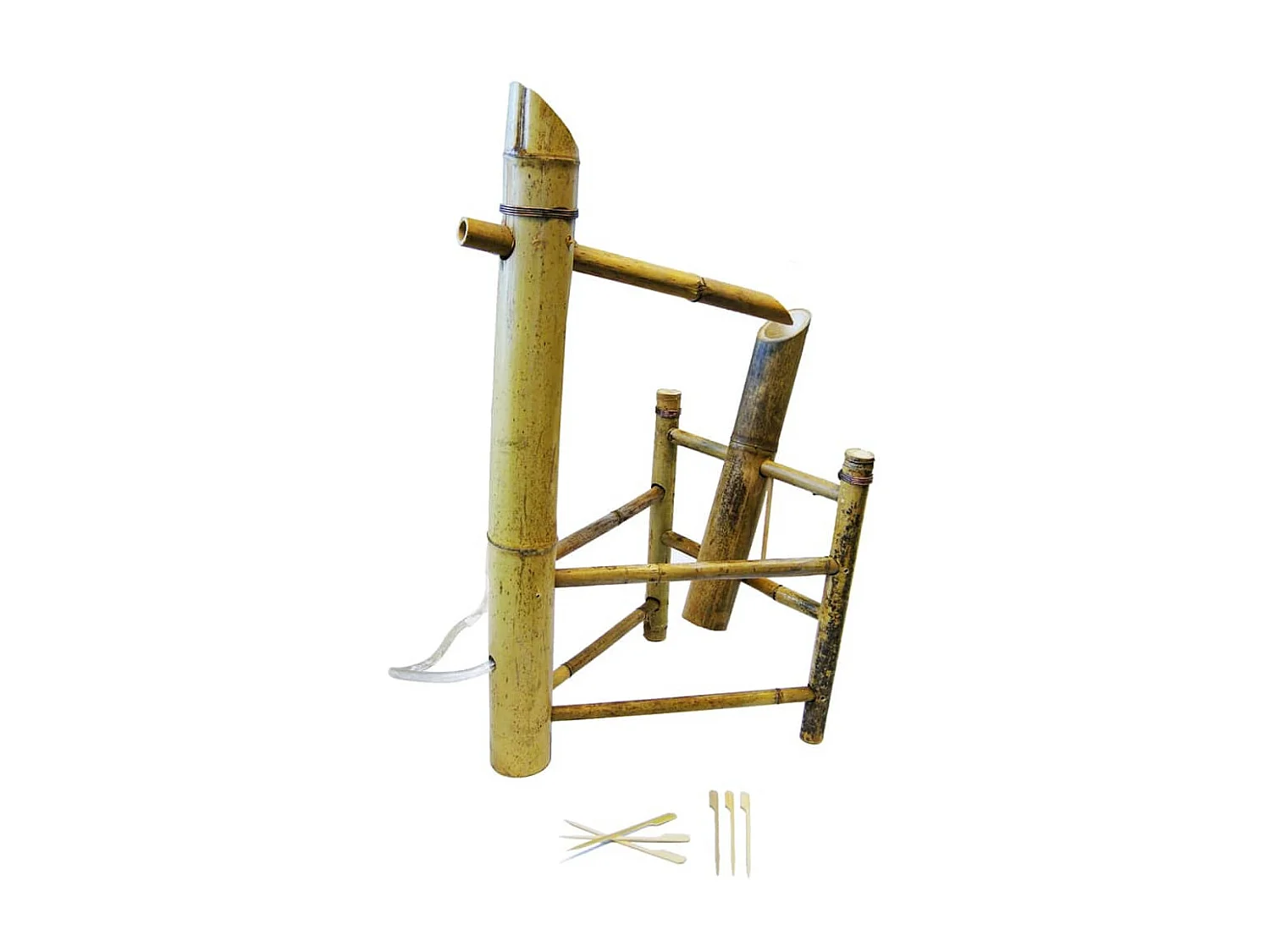 Shishi Odoshi Bamboe waterfiguur