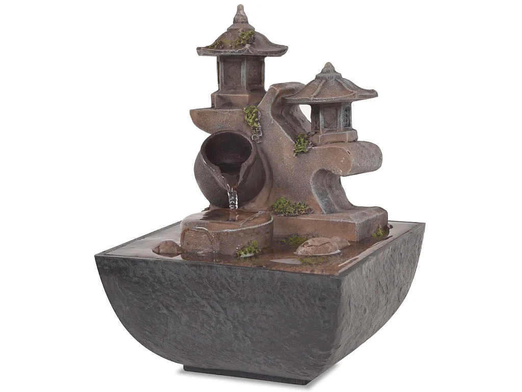 Fontaine d'intérieur avec lampe LED Polyrésine 4