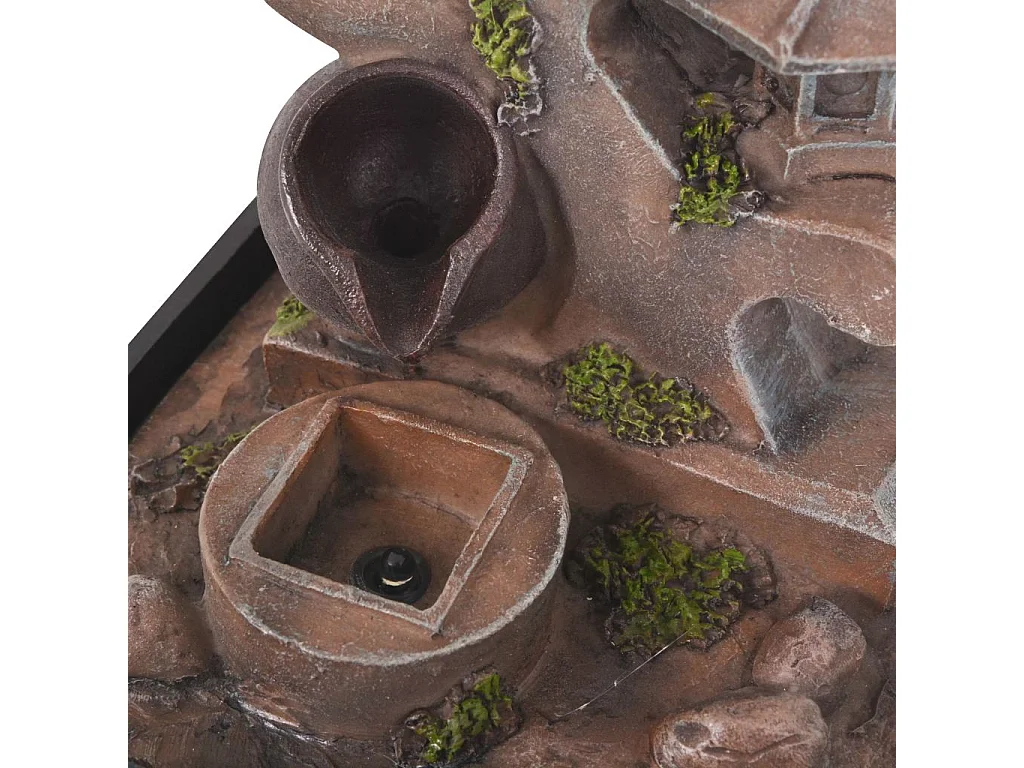 Fontaine d'intérieur avec lampe LED Polyrésine 4