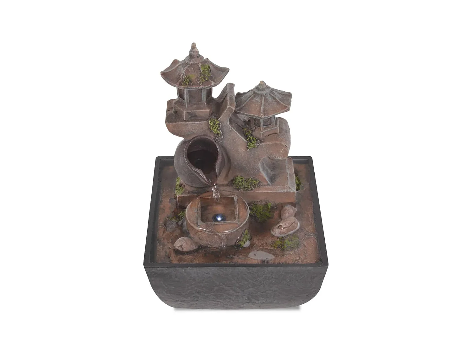 Fontaine d'intérieur avec lampe LED Polyrésine 4