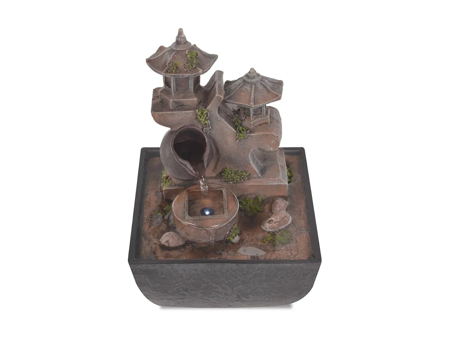 Fontaine d'intérieur avec lampe LED Polyrésine 4