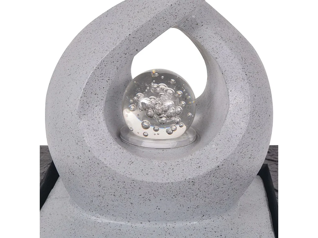 Fontaine d'intérieur avec lampe LED Polyrésine 6