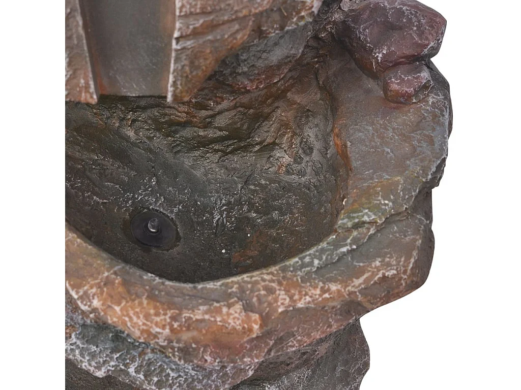 Fontaine d'intérieur avec lumière LED Polyrésine