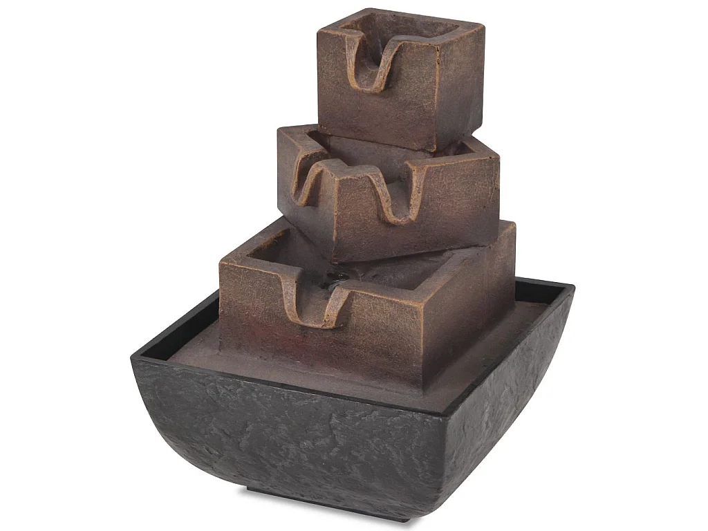 Fontaine d'intérieur avec lampe LED Polyrésine 8