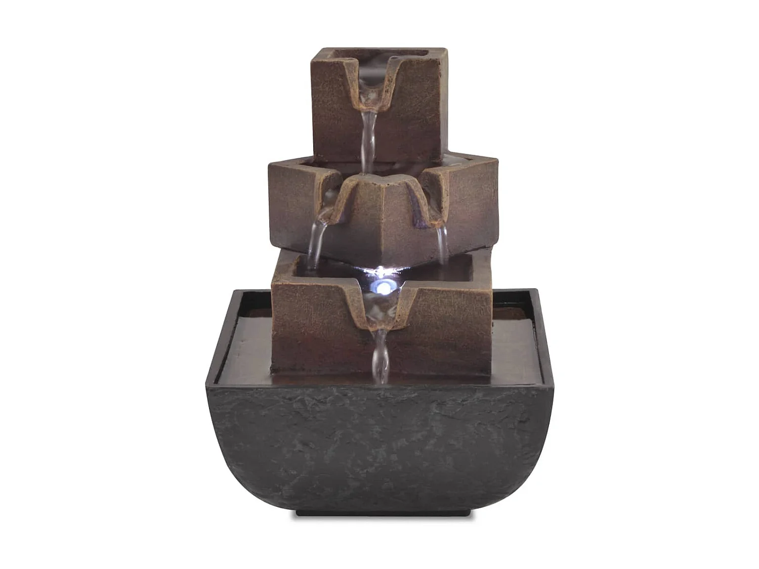 Fontaine d'intérieur avec lampe LED Polyrésine 8