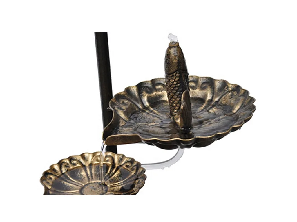 Fuente con luz LED Marrón