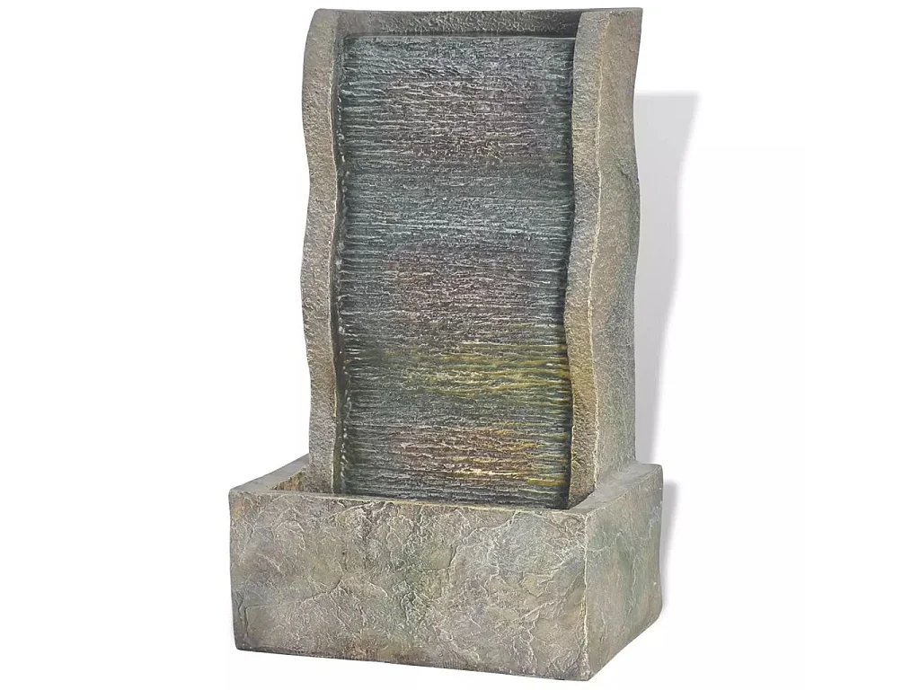 Fontaine d'intérieur avec lampe LED Polyrésine 5