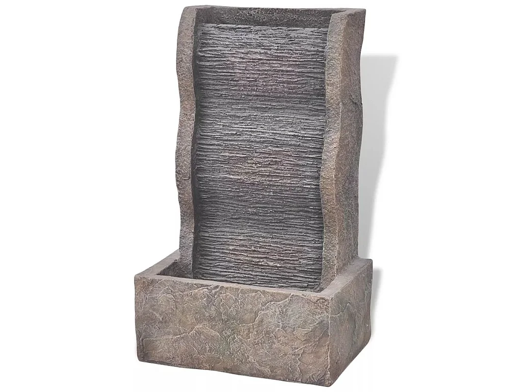 Fontaine d'intérieur avec lampe LED Polyrésine 5