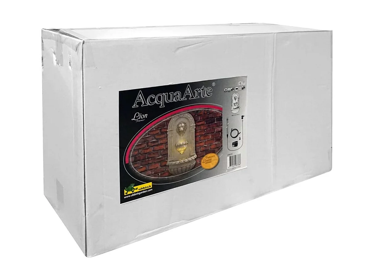 Ubbink Fontaine murale de jardin Acqua Arte Assoro Lion