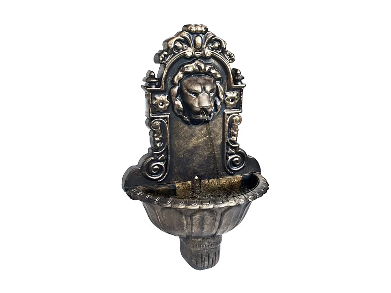Fontaine murale Design de tête de lion Bronze