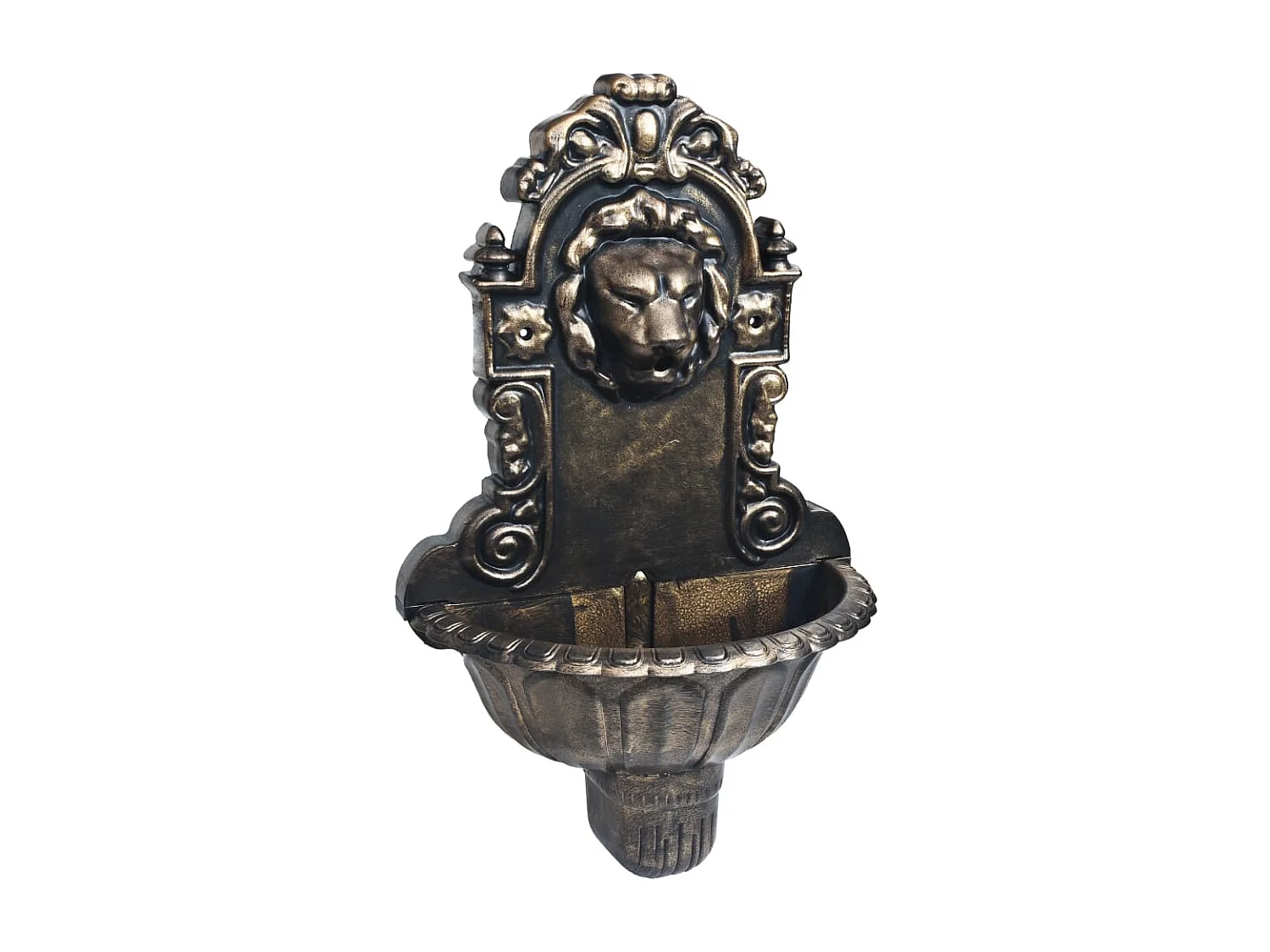 Fontaine murale Design de tête de lion Bronze