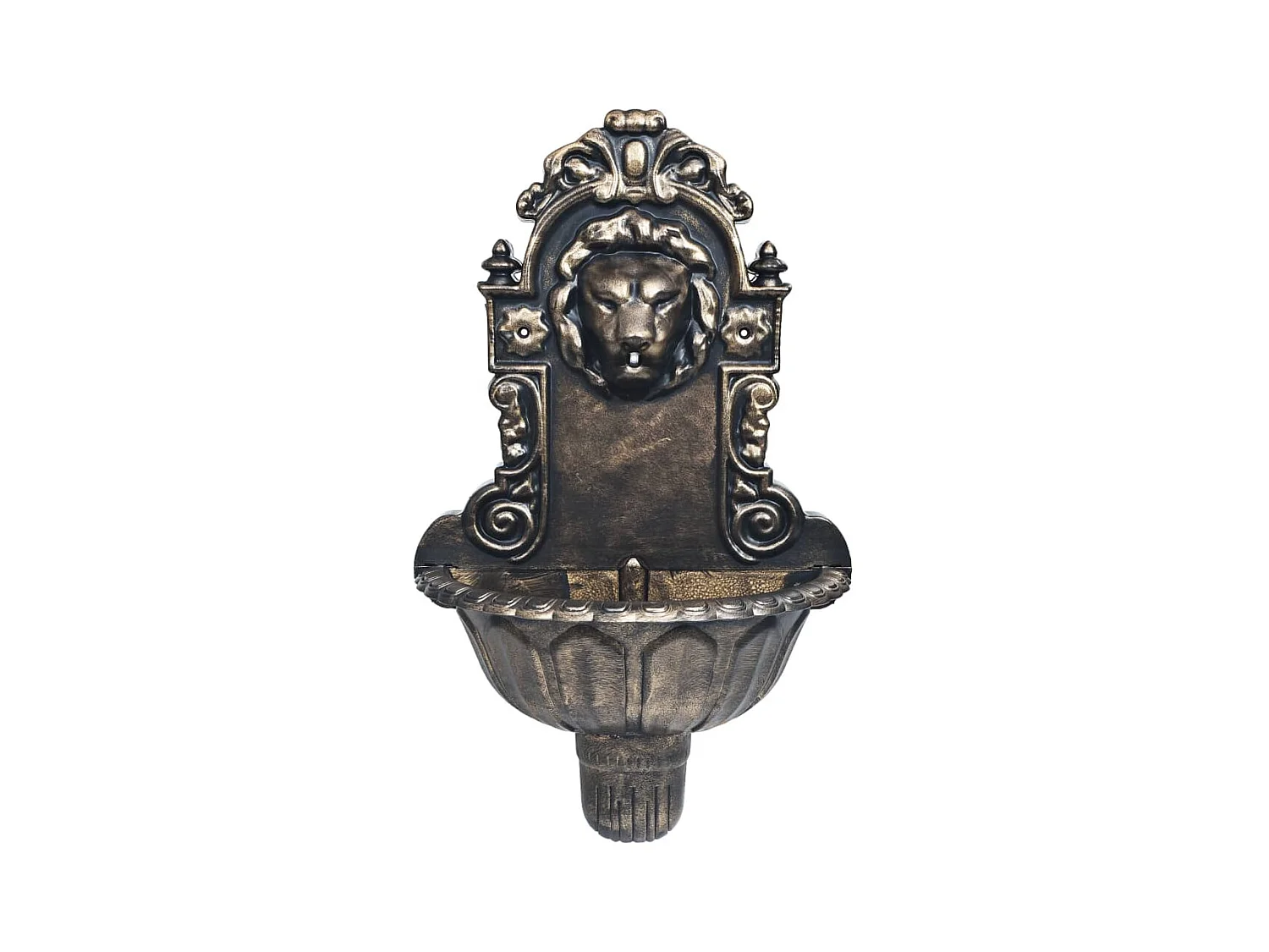Fontaine murale Design de tête de lion Bronze