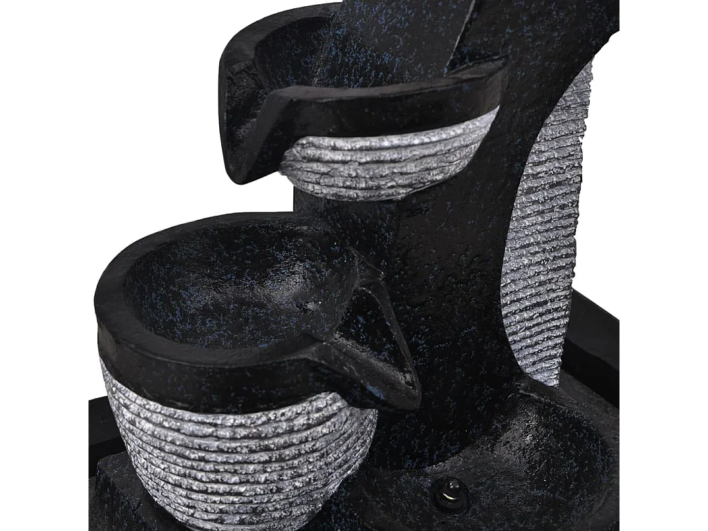 Fontaine d'intérieur avec lampe LED Polyrésine