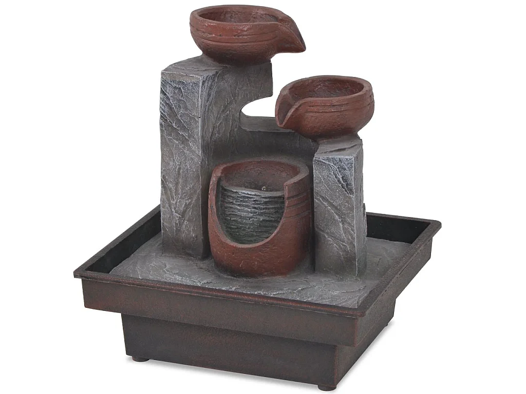 Fontaine d'intérieur avec lampe LED Polyrésine 2