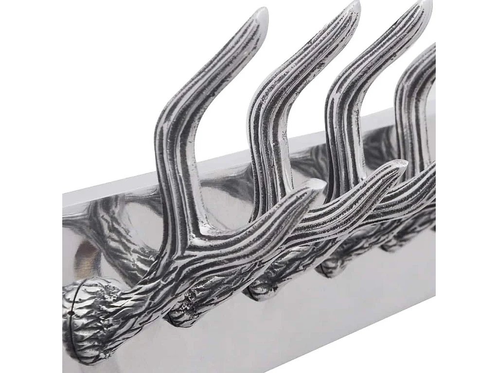 Cintre-portemanteau en aluminium Argent