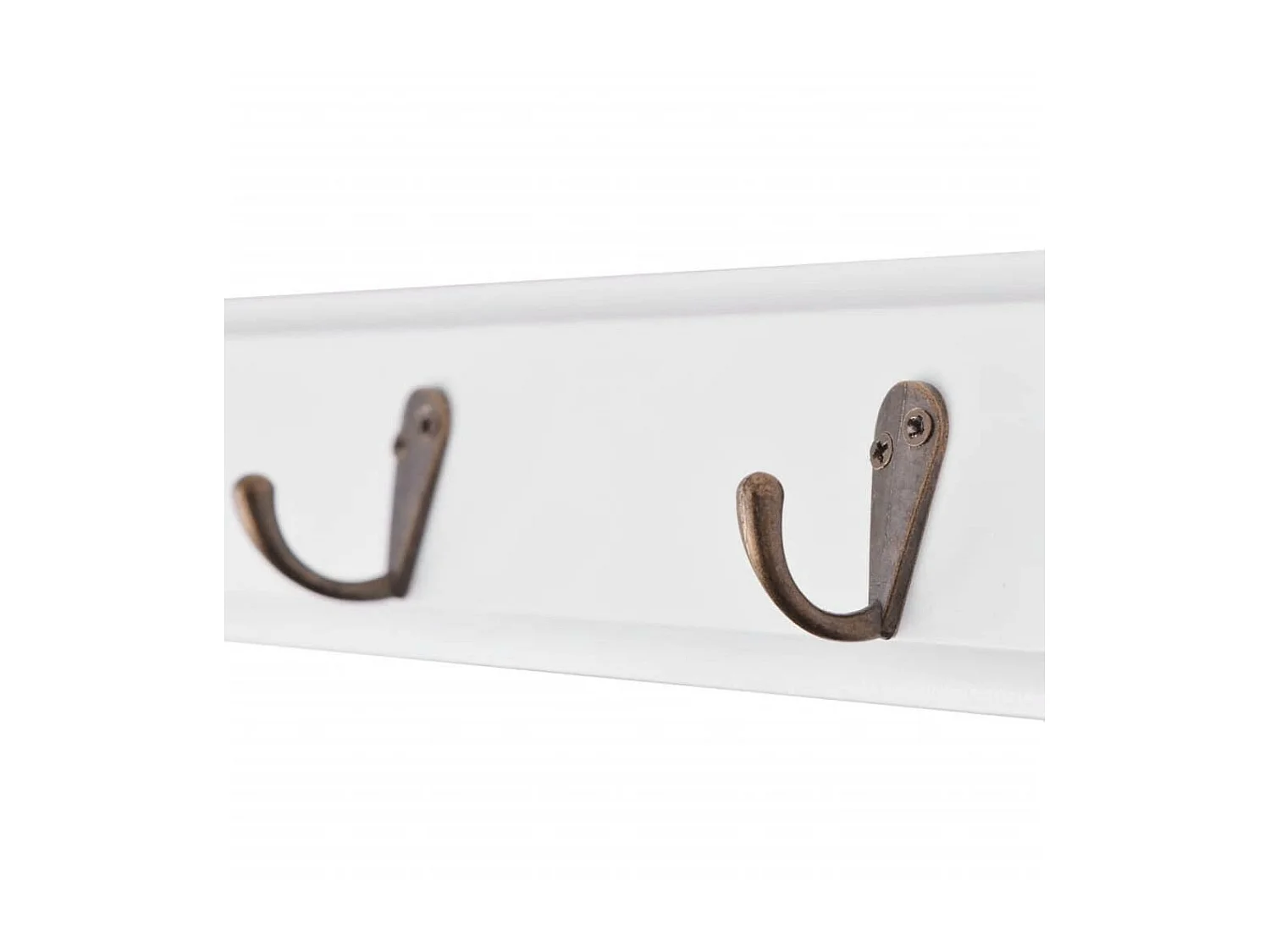 Porte-manteau PFDM blanc style baroque