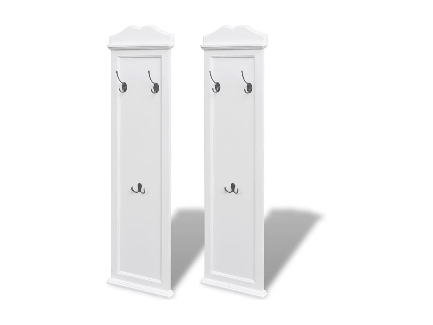 Portemanteaux 2 pcs Blanc