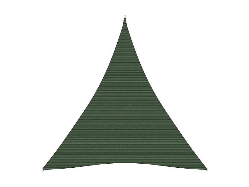 Voile d'ombrage 160 g-m² Vert foncé 4x5x5 m PEHD