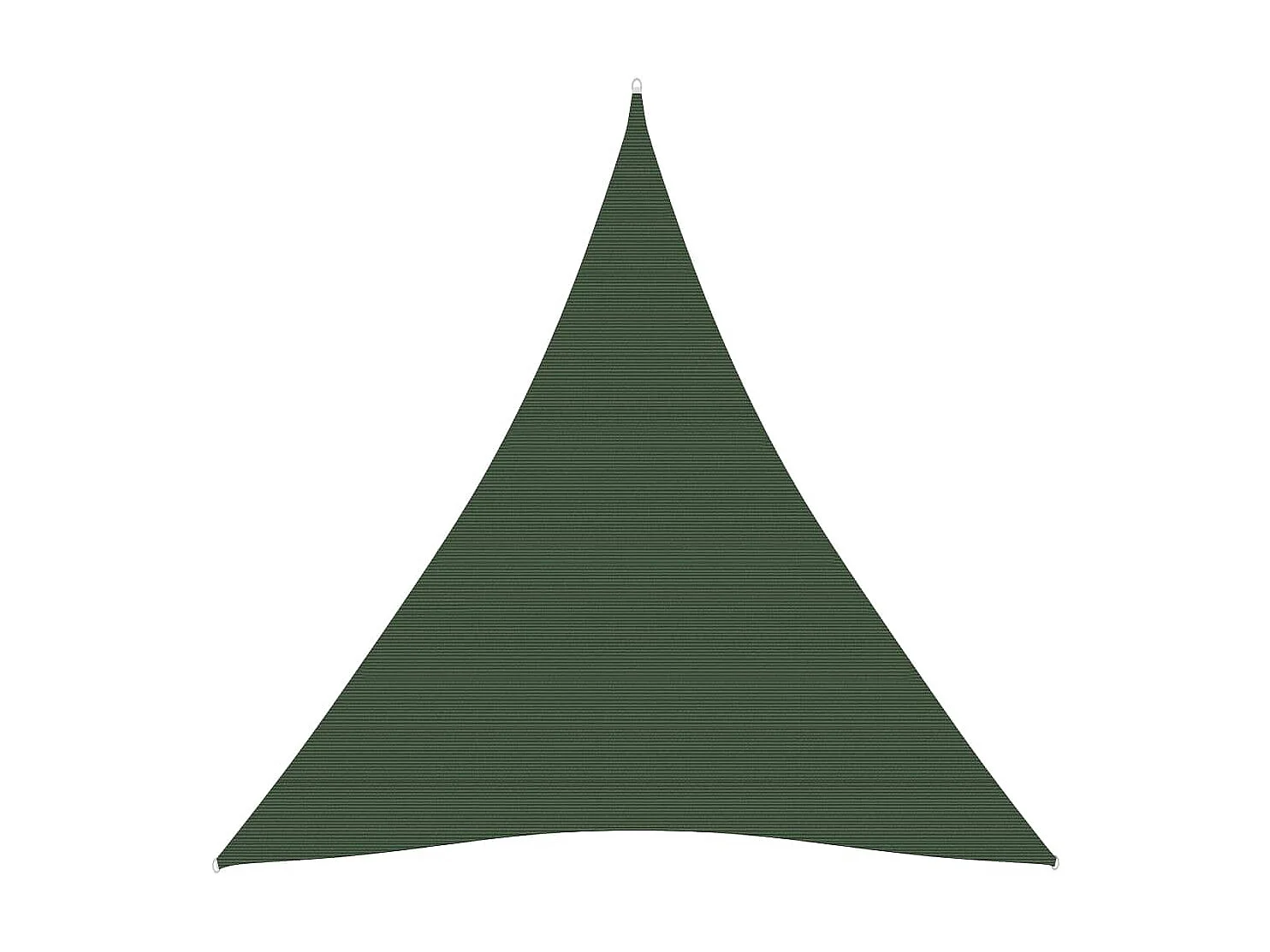 Voile d'ombrage 160 g-m² Vert foncé 4x5x5 m PEHD