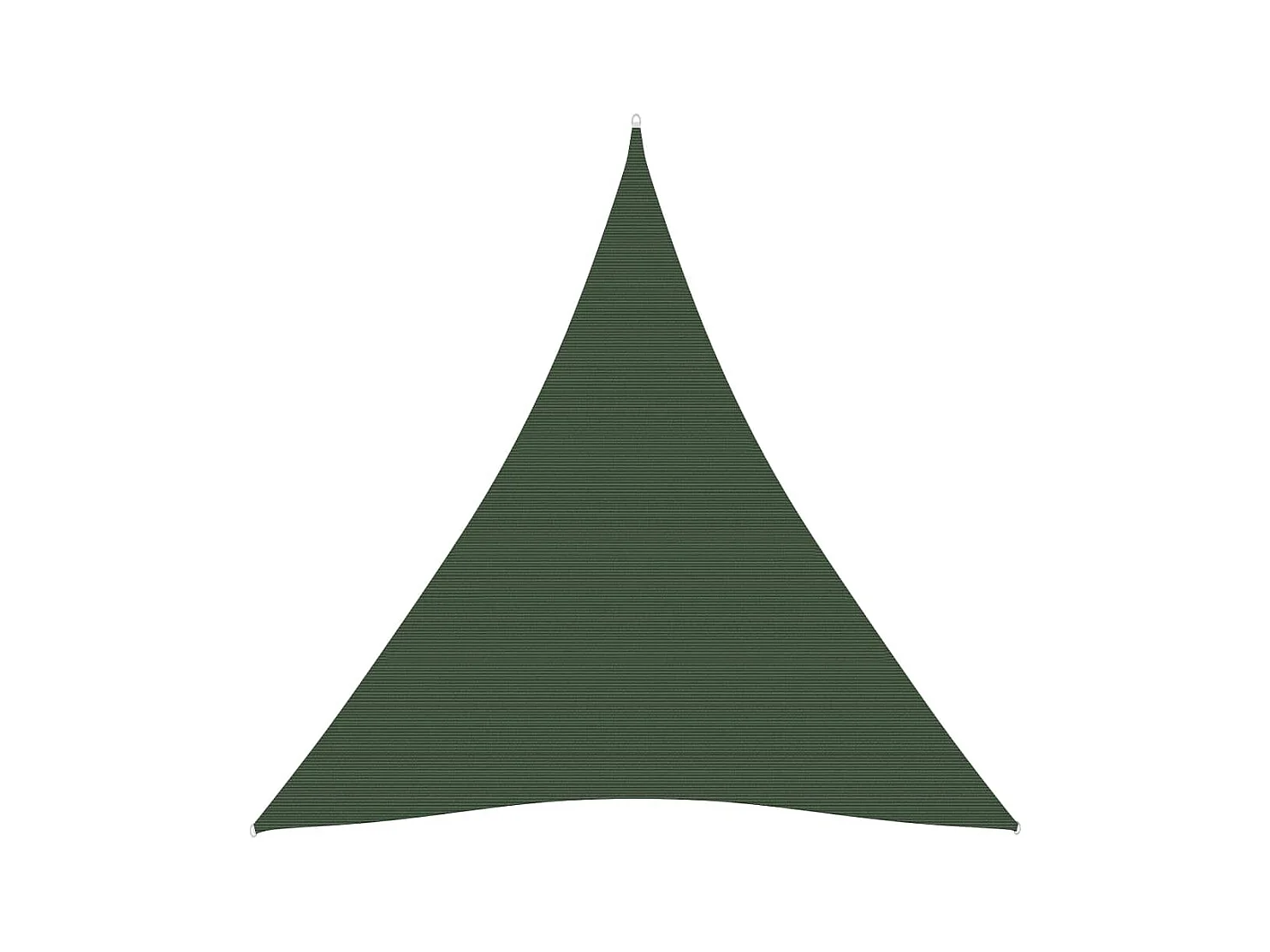 Voile d'ombrage 160 g-m² Vert foncé 4x5x5 m PEHD