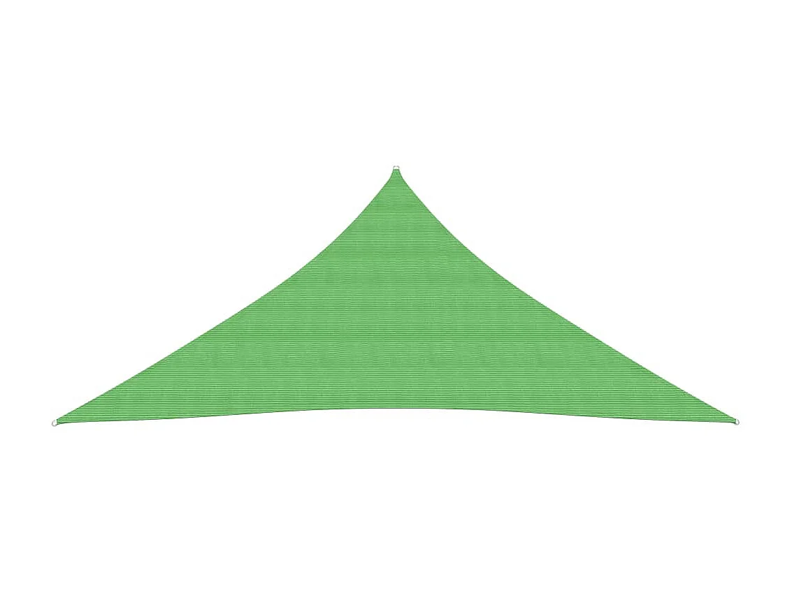 Voile d'ombrage 160 g-m² Vert clair 4,5x4,5x4,5 m PEHD