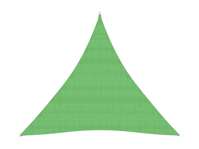 Voile d'ombrage 160 g-m² Vert clair 4,5x4,5x4,5 m PEHD