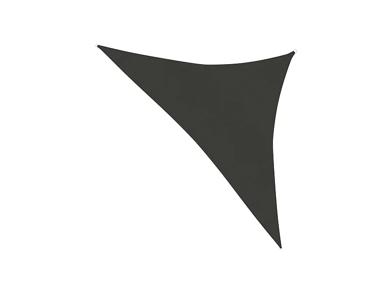 Voile d'ombrage 160 g-m² Anthracite 3,5x3,5x4,9 m PEHD