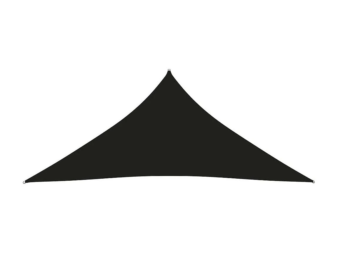 Voile de parasol Tissu Oxford triangulaire 4x5x5 m Noir