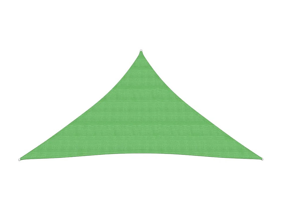 Voile d'ombrage 160 g-m² Vert clair 4x5x5 m PEHD