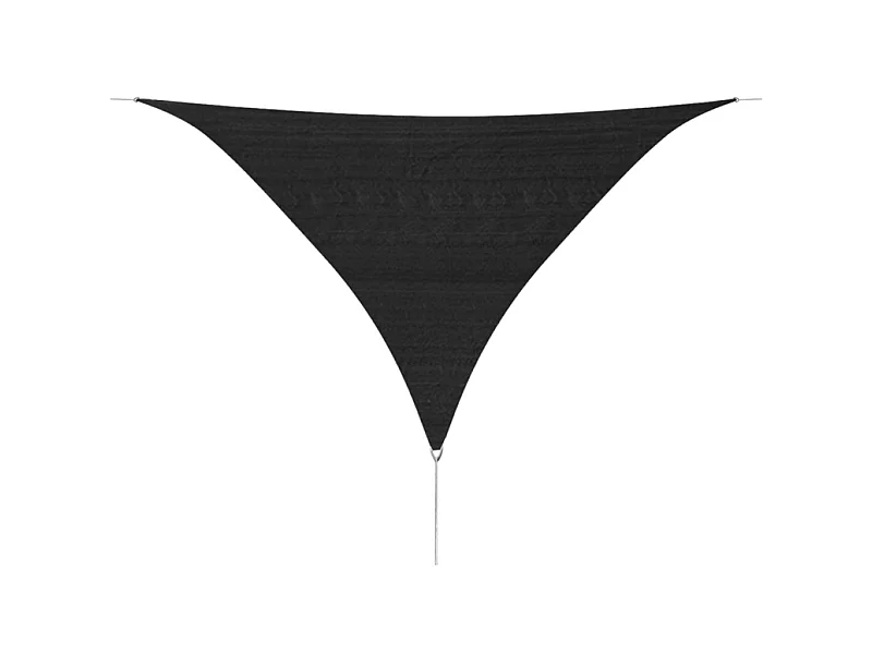 Parasol en PEHD triangulaire 5x5x5 m Anthracite