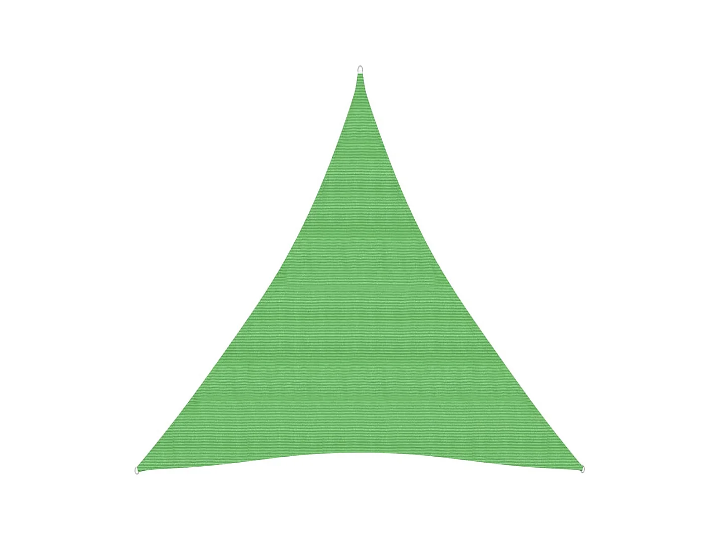 Voile d'ombrage 160 g-m² Vert clair 5x6x6 m PEHD