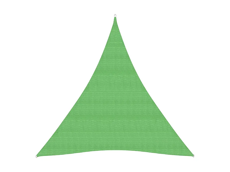 Voile d'ombrage 160 g-m² Vert clair 5x6x6 m PEHD
