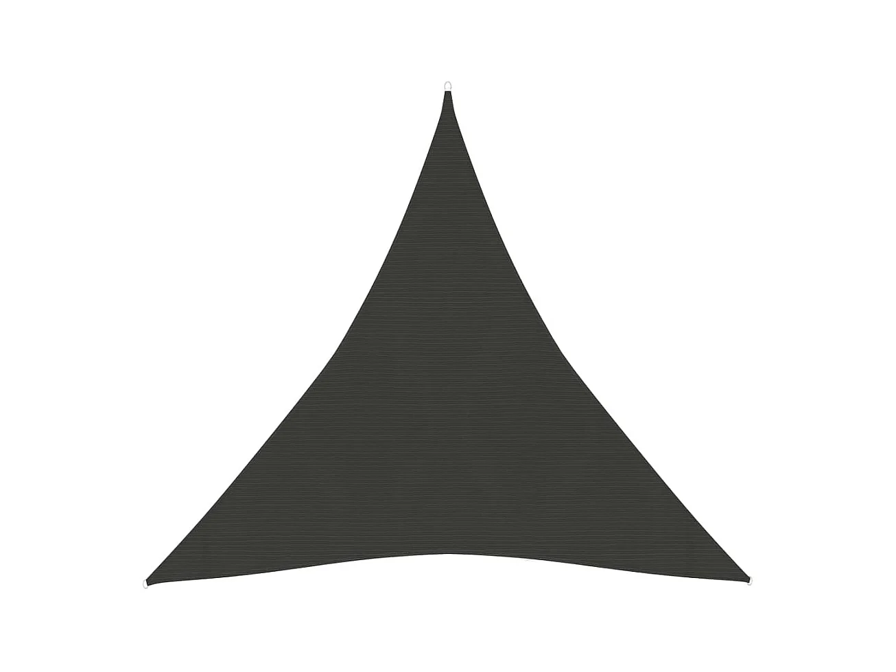 Voile d'ombrage 160 g-m² Anthracite 4,5x4,5x4,5 m PEHD