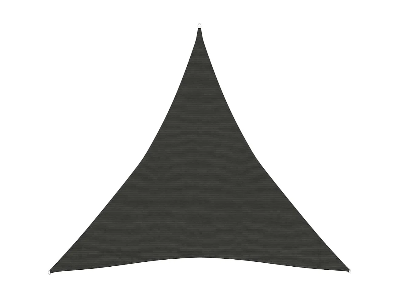 Voile d'ombrage 160 g-m² Anthracite 4,5x4,5x4,5 m PEHD