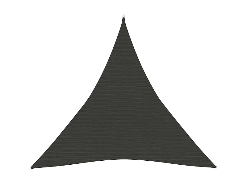 Voile d'ombrage 160 g-m² Anthracite 4,5x4,5x4,5 m PEHD