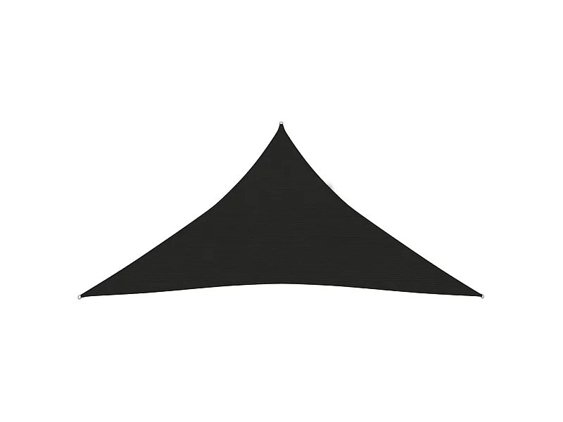 Voile d'ombrage 160 g-m² Noir 5x6x6 m PEHD