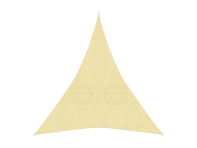 Voile d'ombrage 160 g-m² Beige 5x7x7 m PEHD