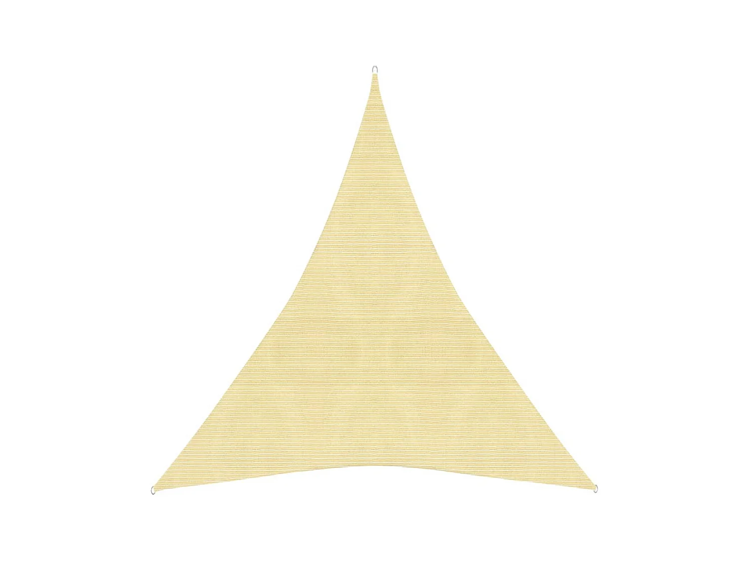 Voile d'ombrage 160 g-m² Beige 5x7x7 m PEHD