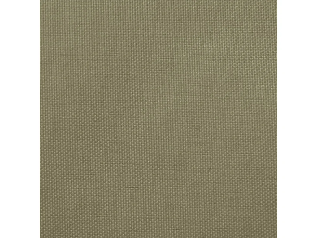 Voile de parasol Tissu Oxford triangulaire 5x5x6 m Beige