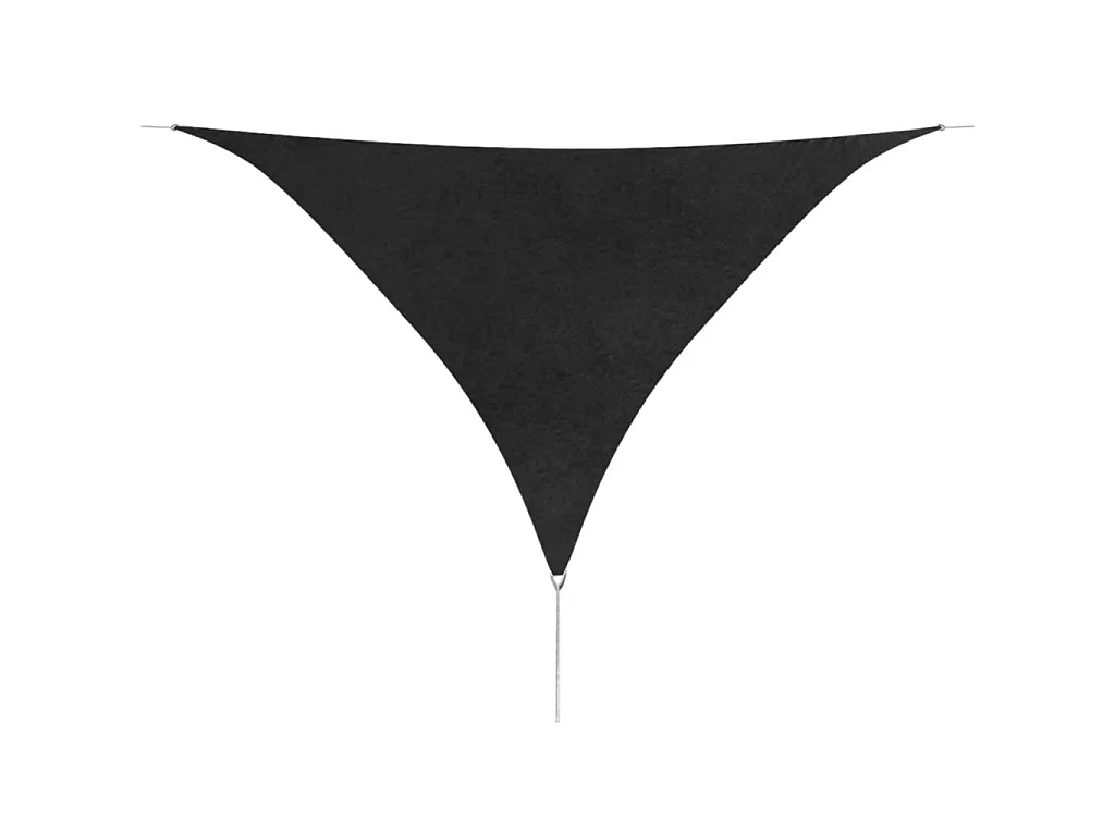 Parasol en tissu Oxford triangulaire 3,6x3,6x3,6 m Anthracite
