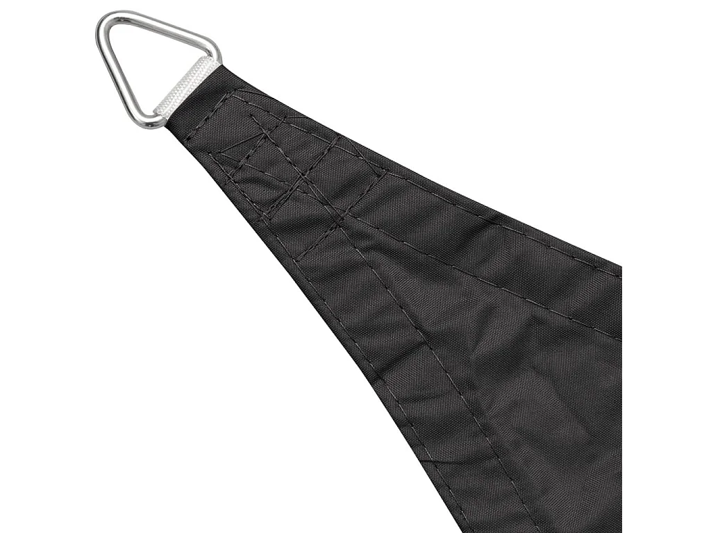 Parasol en tissu Oxford triangulaire 3,6x3,6x3,6 m Anthracite