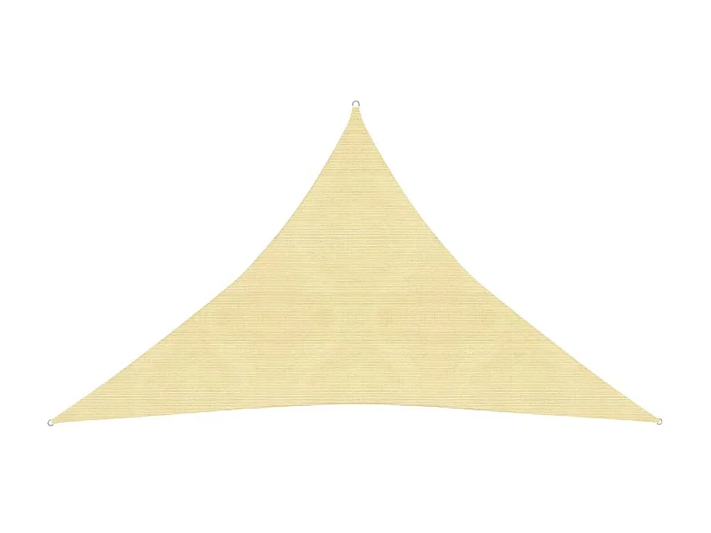 Voile d'ombrage 160 g-m² Marron 3,5x3,5x4,9 m PEHD