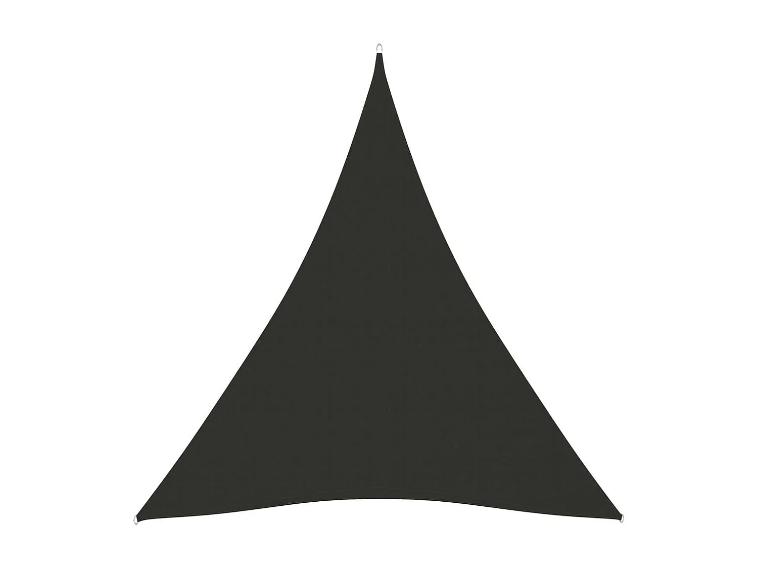 Voile de parasol Tissu Oxford triangulaire 4x5x5 m Anthracite