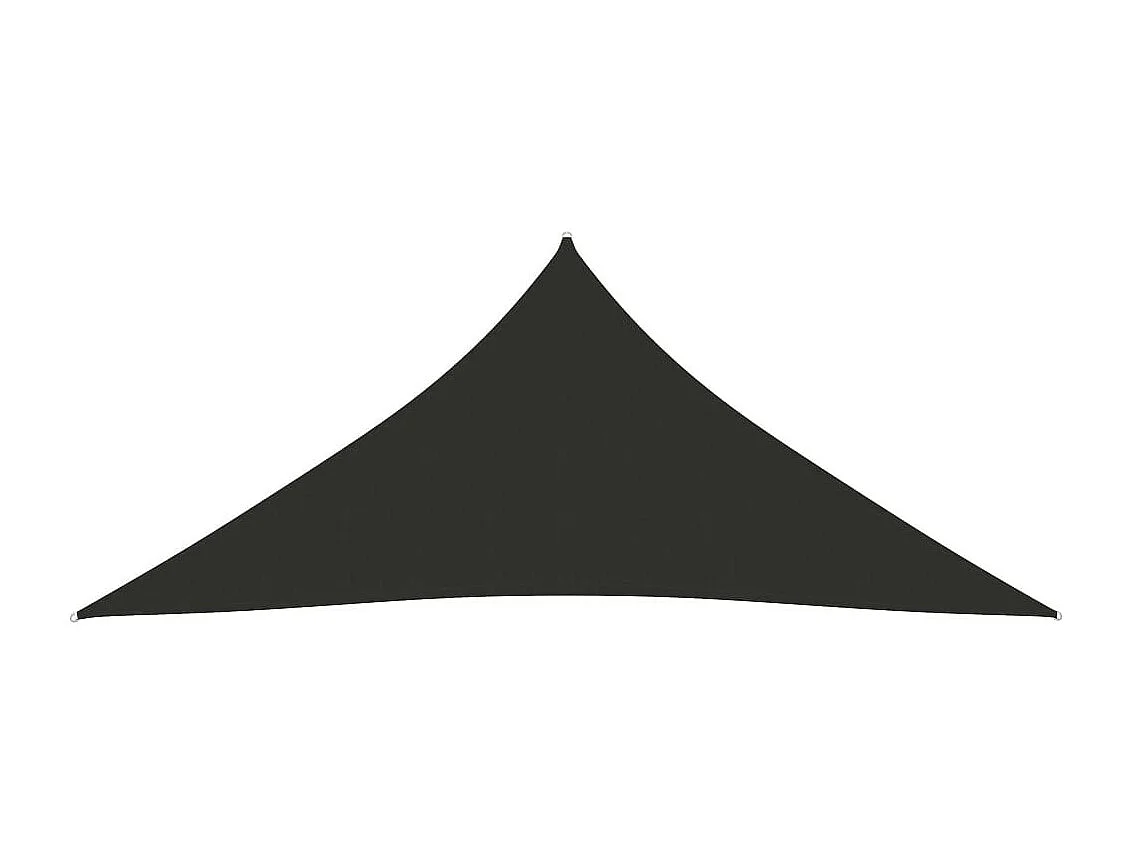 Voile de parasol Tissu Oxford triangulaire 4x5x5 m Anthracite