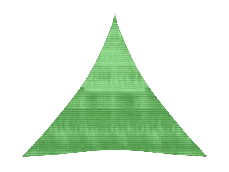 Voile d'ombrage 160 g-m² Vert clair 4x4x4 m PEHD