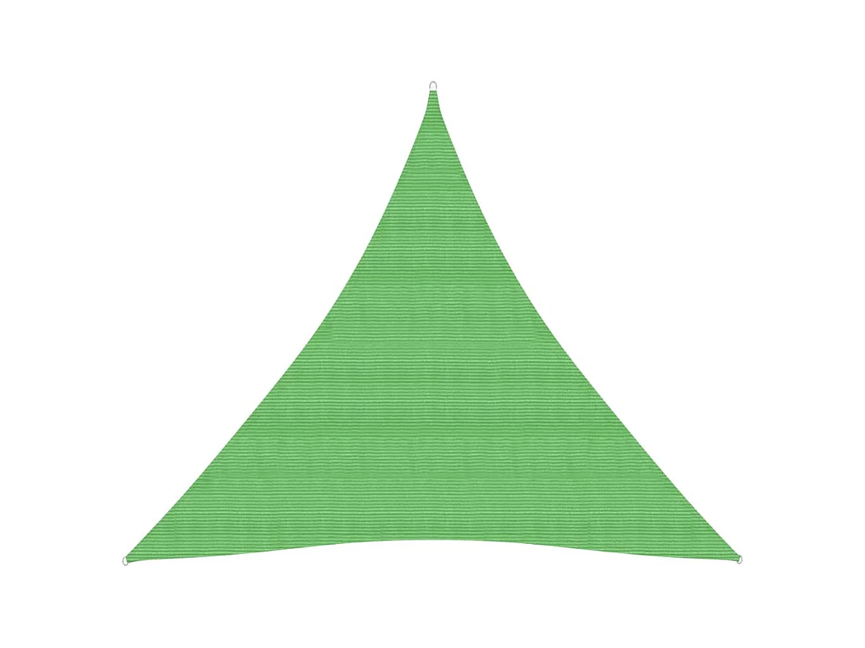 Voile d'ombrage 160 g-m² Vert clair 4x4x4 m PEHD